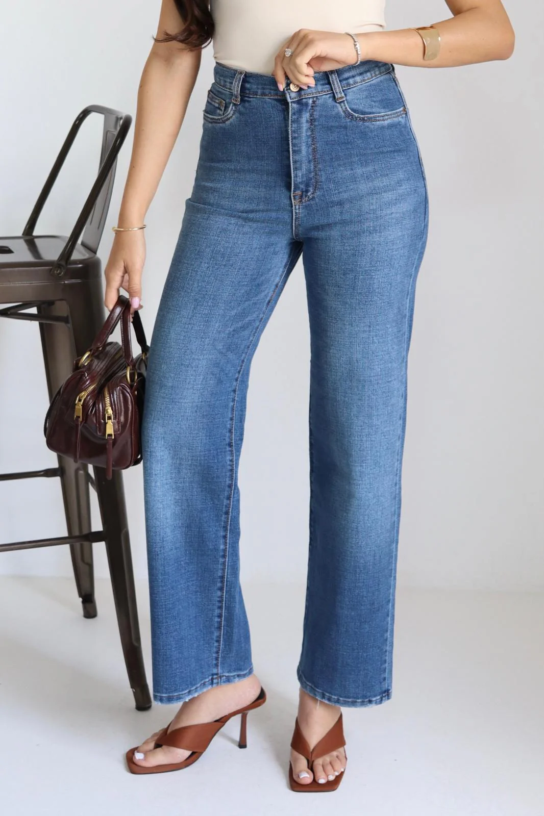 ג׳ינס רחב לייקרה 7798/968 - Image 3