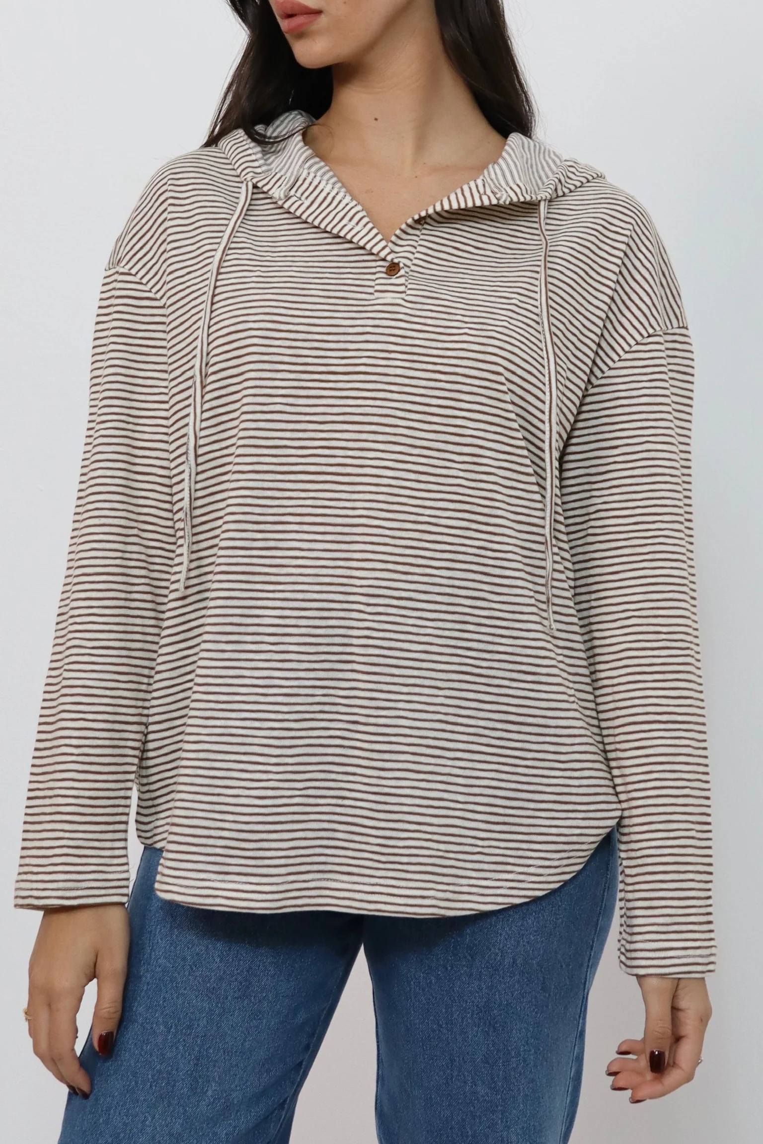 חולצת קפוצ׳ון פסים 10 - Image 4