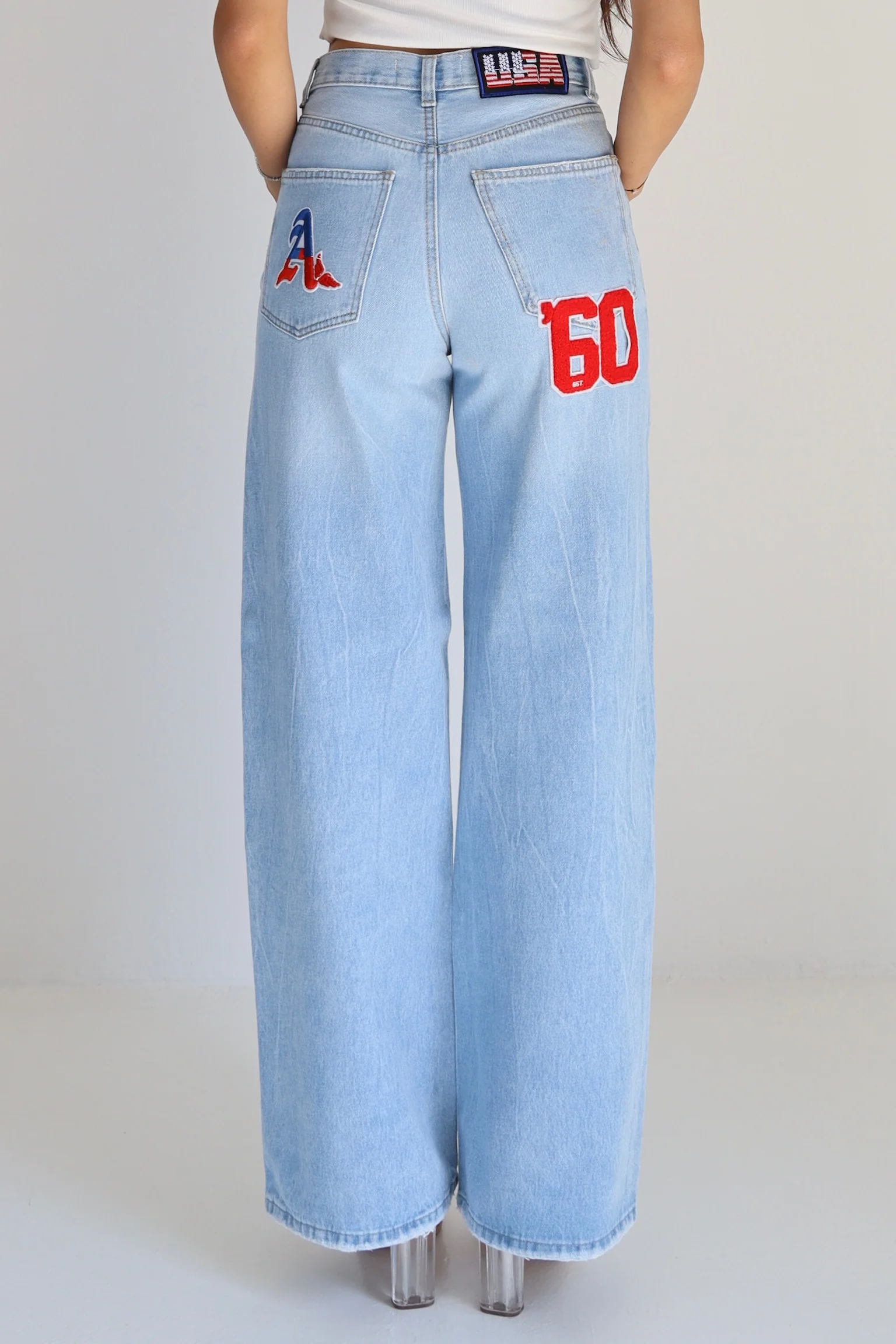 ג׳ינס רחב 9054/30 - Image 3