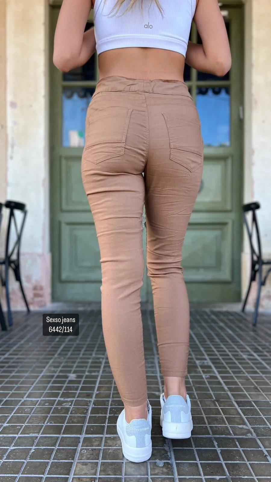 מכנס כותנה קשירה 6442 - Image 4